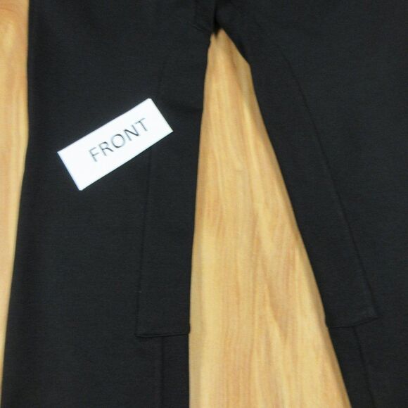 EILEEN FISHER Slim Ankle Zip Riding Pants Sz XS Black Equestrian Ponte Trousers - Picture 8 of 16